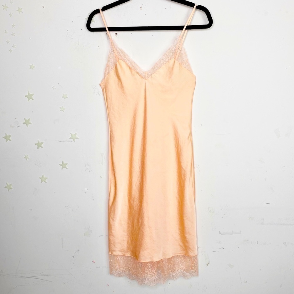 Victoria’s Secret peach chemises slip dress